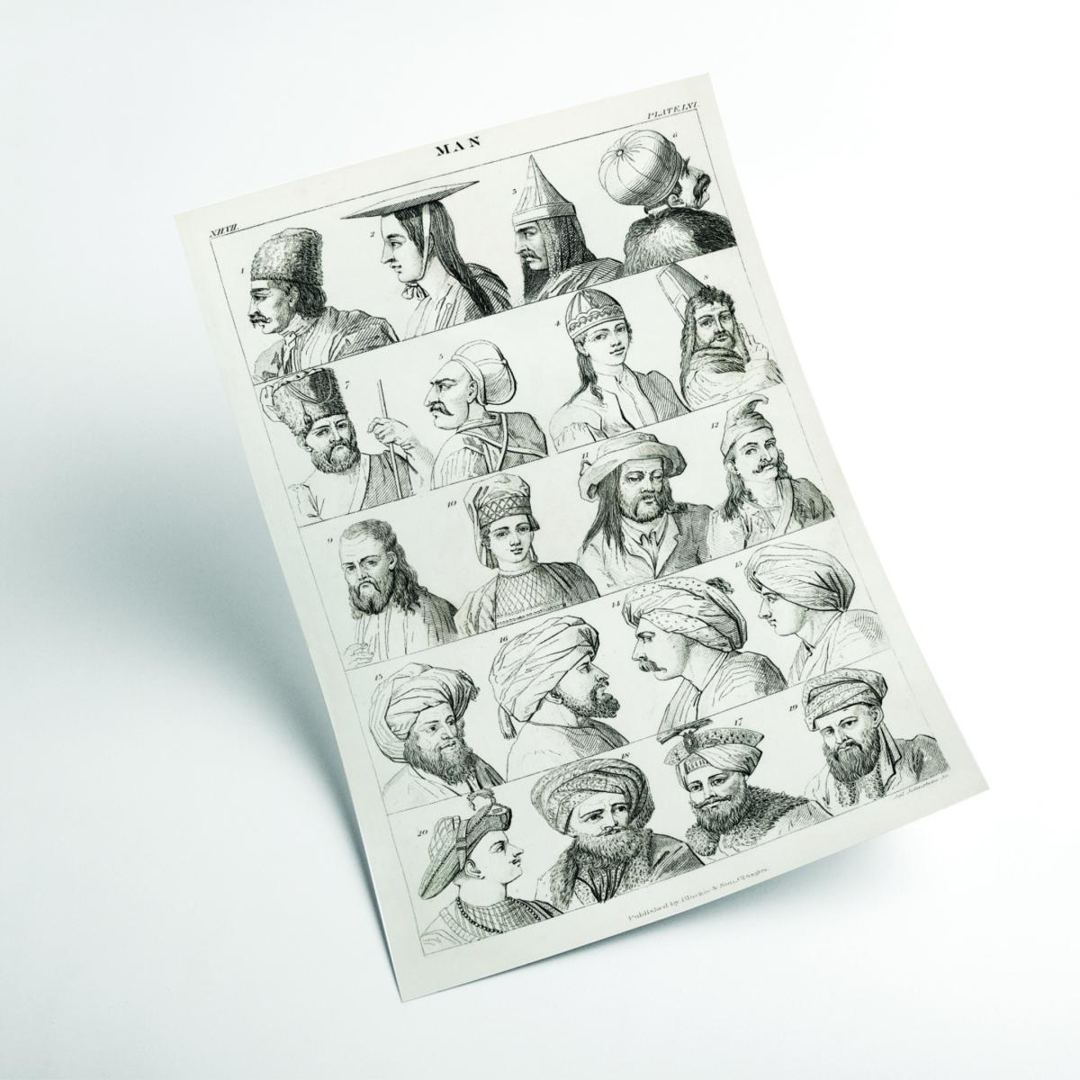 Man Iii By Oliver Goldsmith Grey A2 420 X 594Mm Stanley Print House – image 2
