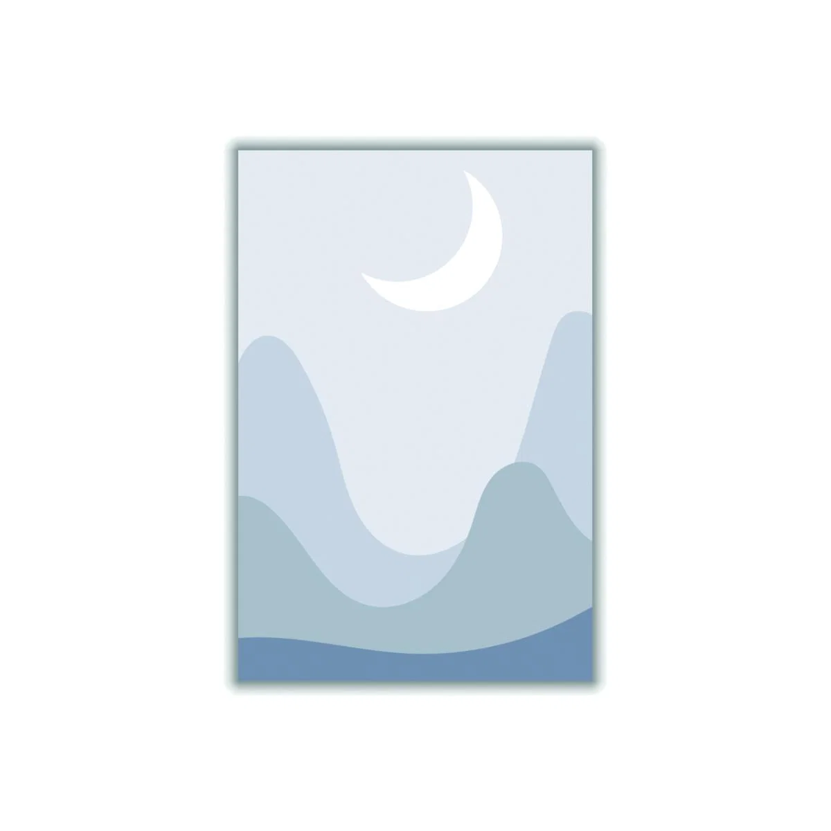 Grey Boho Landscape #2 Large Stanley Print House – image 1
