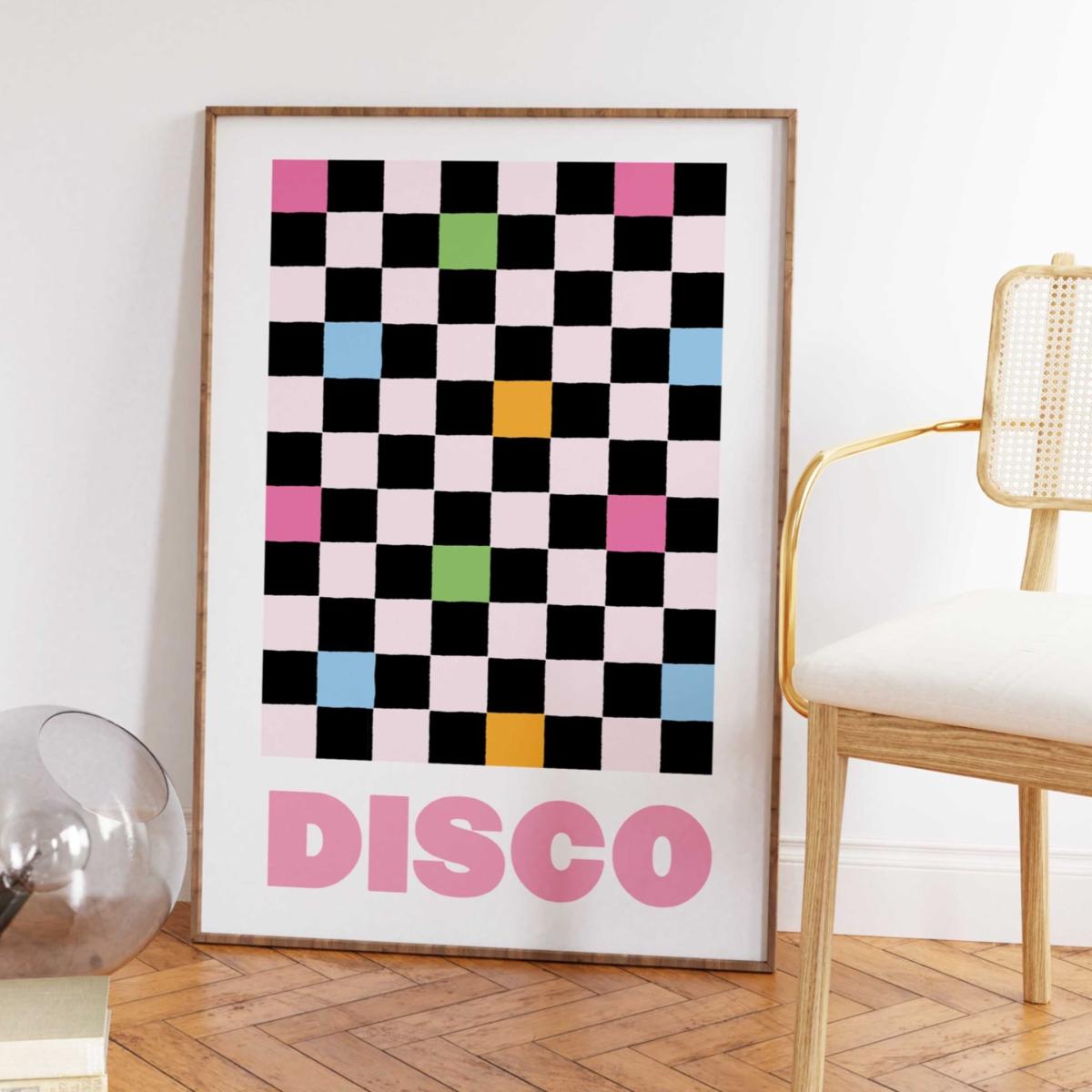 Disco Checkerboard Print Sofe Store – image 2
