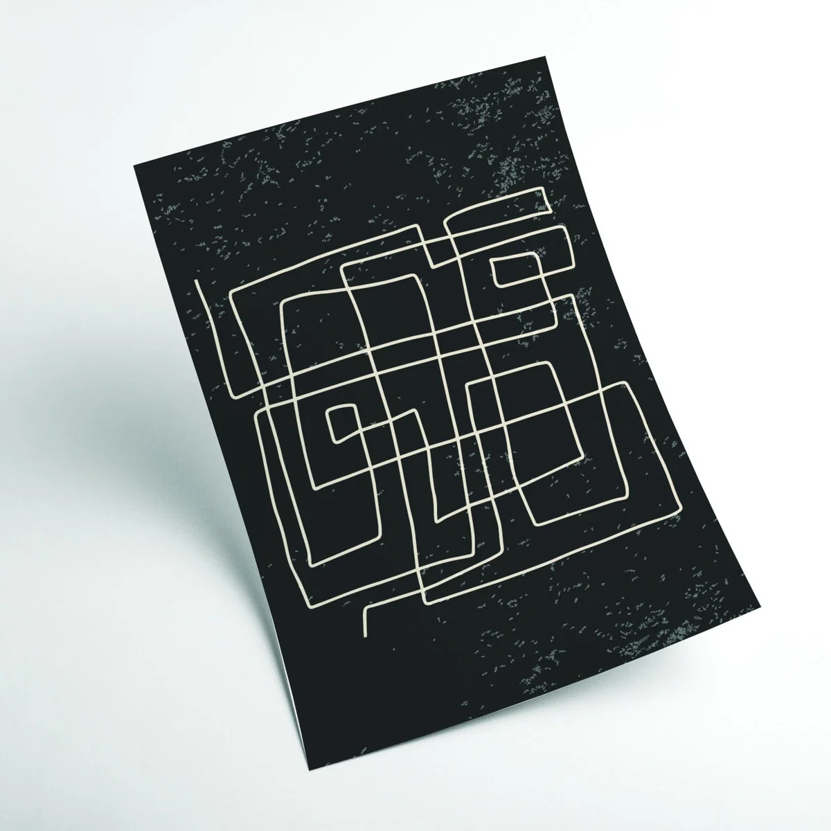 Black And White Lines #4 A3 297 X 420Mm Stanley Print House – image 2
