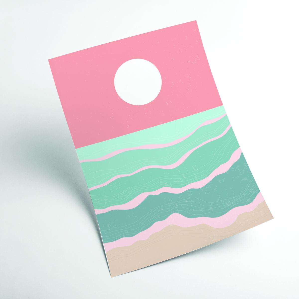 Sunset Over The Ocean #1 A2 420 X 594Mm Stanley Print House – image 2