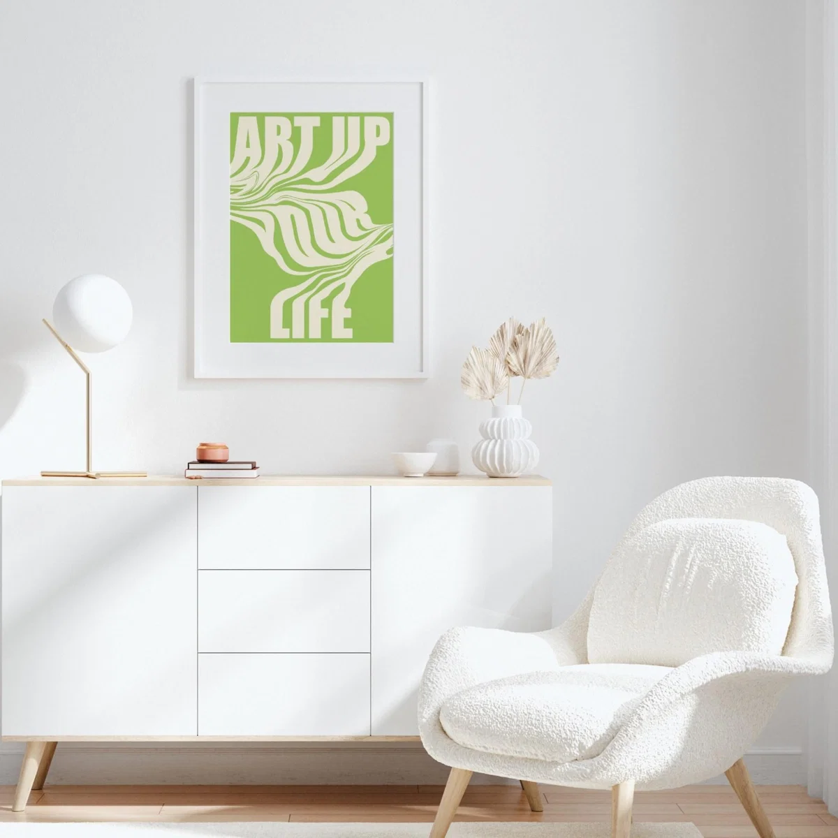 Art Up Your Life Green A3 Print Sofe Store – image 3