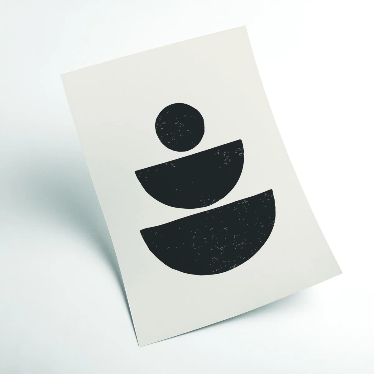 Black Abstract Shapes Series #1 Medium Stanley Print House – image 2