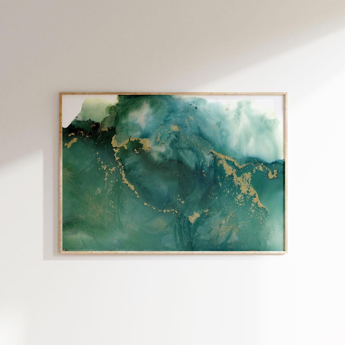 Blue Maelstrom A1 Print A1 594 X 841Mm Art by Affie – image 4