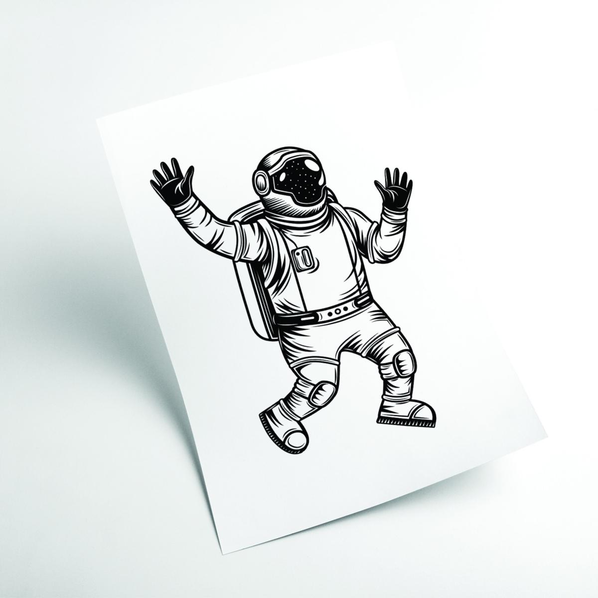 White Space Man A1 594 X 841Mm Stanley Print House – image 2