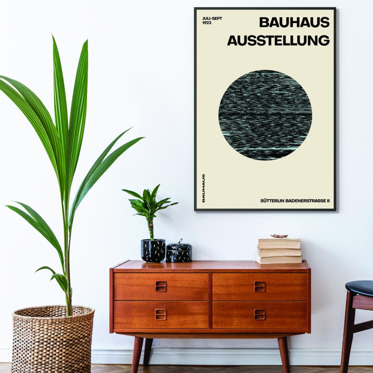 Black Bauhaus Distortion A2 420 X 594Mm Stanley Print House – image 3