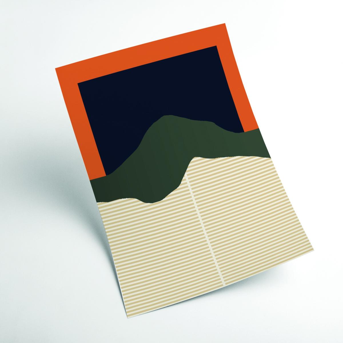 Yellow / Orange Abstract Patterns #1 Small Stanley Print House – image 2