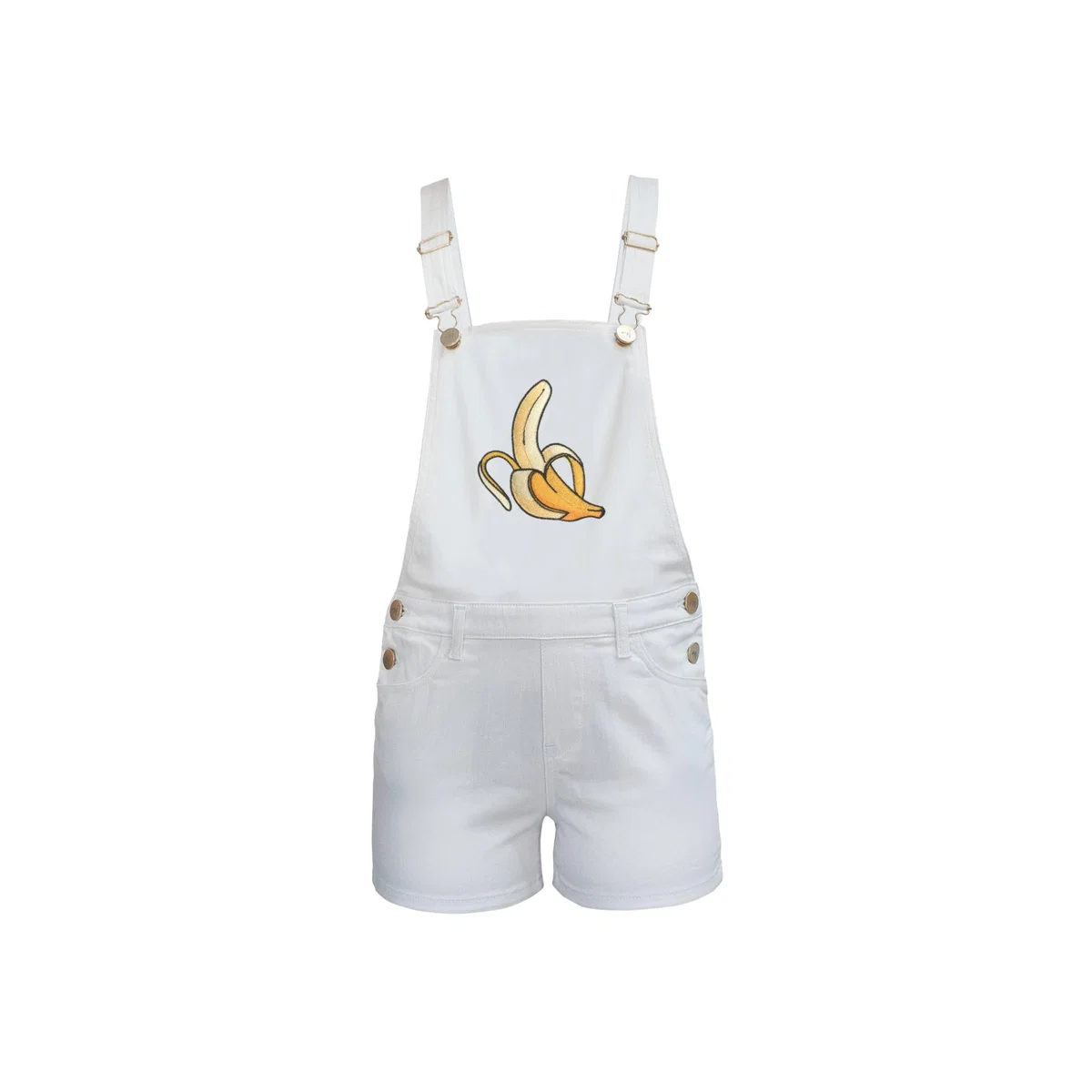 Yellow / Orange / White Funny Overalls | 25" | My Pair of Jeans – image 1