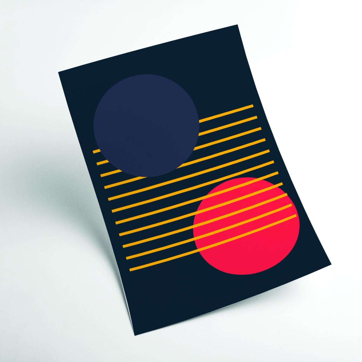 Vibrant Geometric Shapes #1 Small Stanley Print House – image 2
