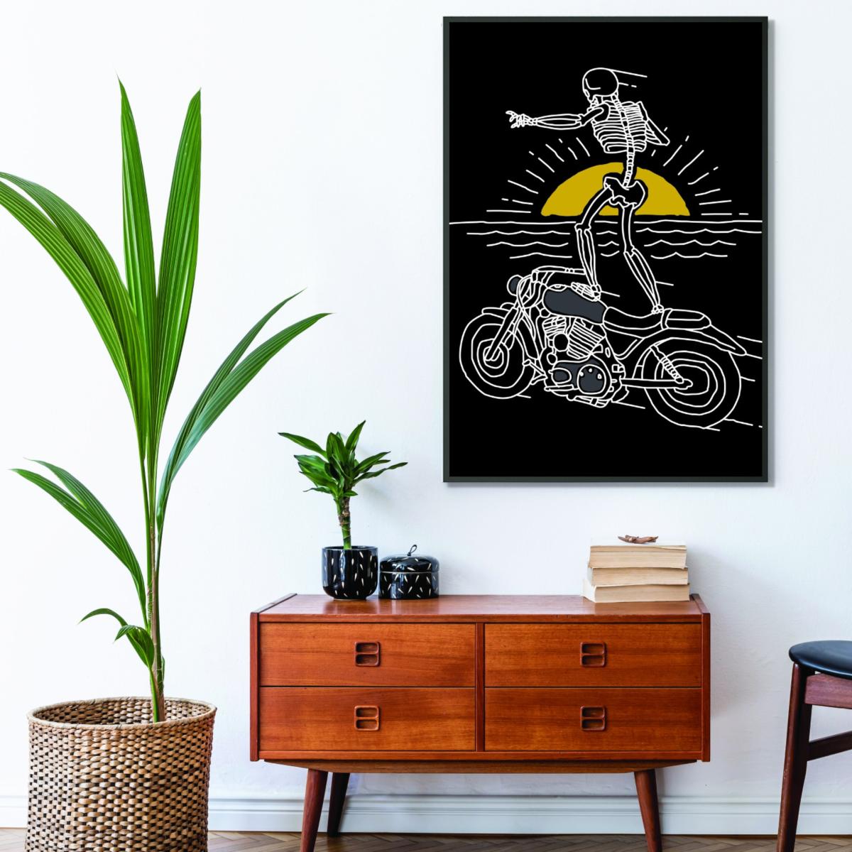 White Freedom Rider A4 210 X 297Mm Stanley Print House – image 3