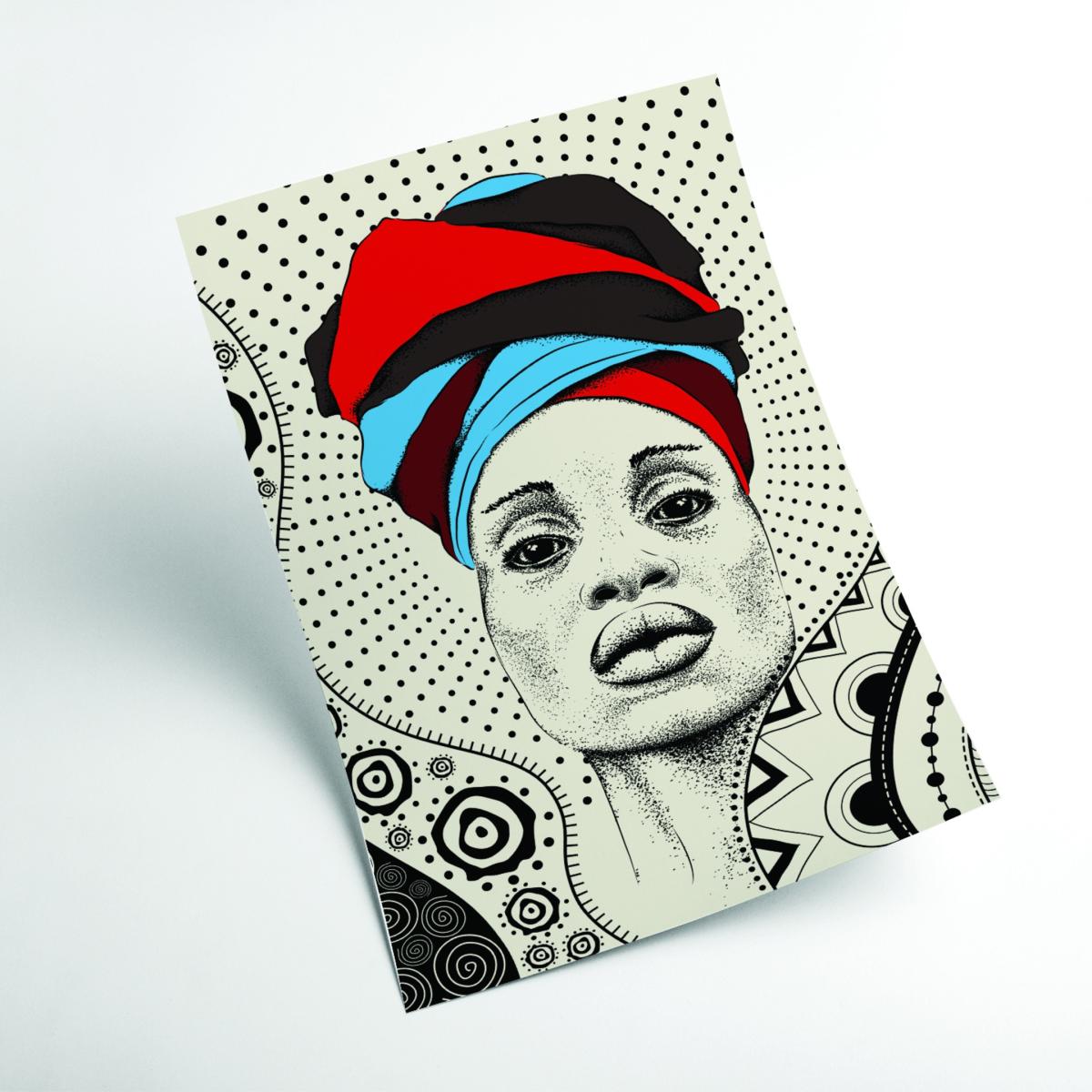 Abstract Minimal Strong Woman A4 210 X 297Mm Stanley Print House – image 2