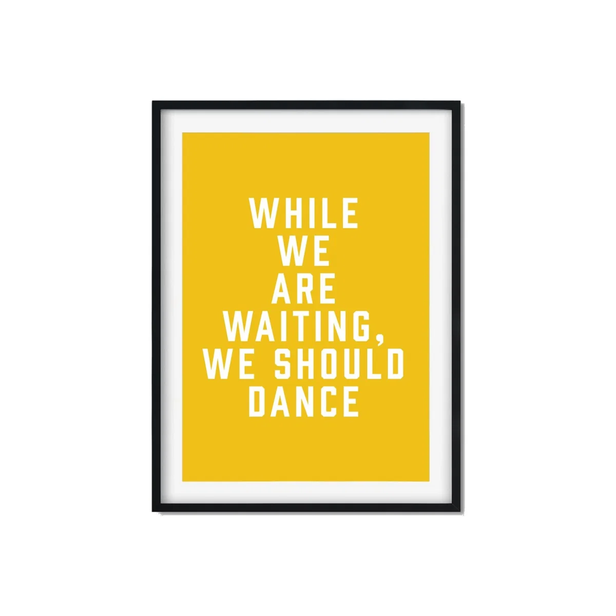 Yellow / Orange While We Are Waiting A3 297 X 420Mm The Native State – image 1