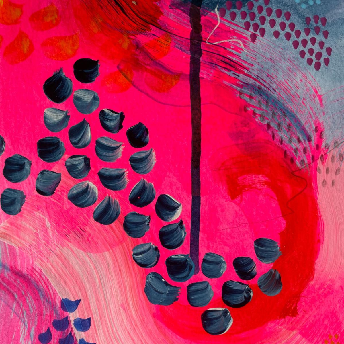 Pink / Purple / Blue Sun Salutations - Large Abstract Print | Jessica Slack Studio – image 5