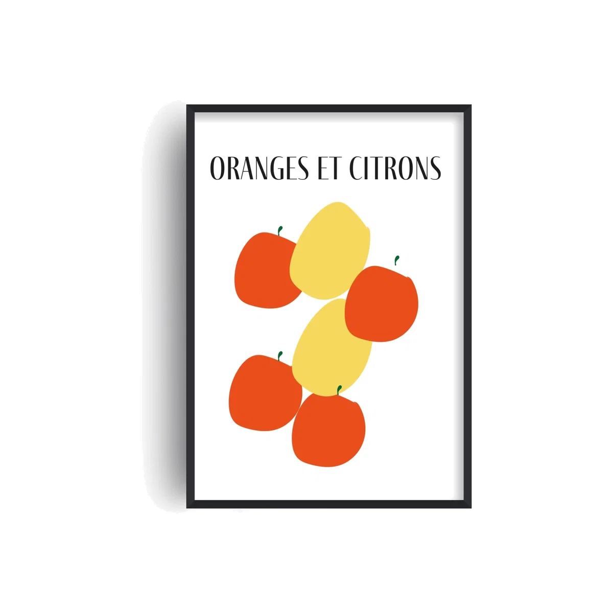 Oranges And Lemons French Giclée Retro Art Print A3 Fanclub – image 1