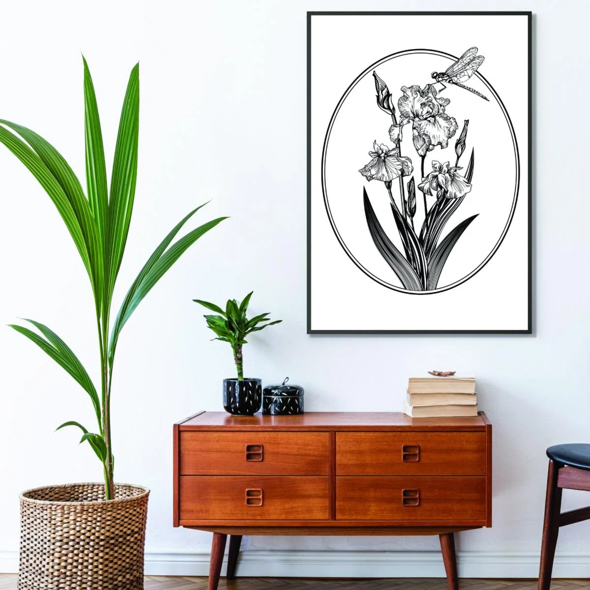 Grey Vintage Beautiful Flower Extra Large Stanley Print House – image 3