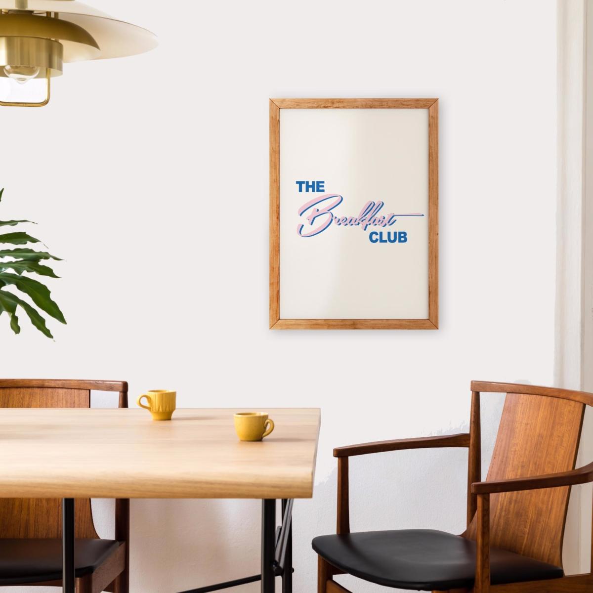 Pink / Purple The Breakfast Club Retro Giclée Art Print A2 420 X 594Mm Fanclub – image 2