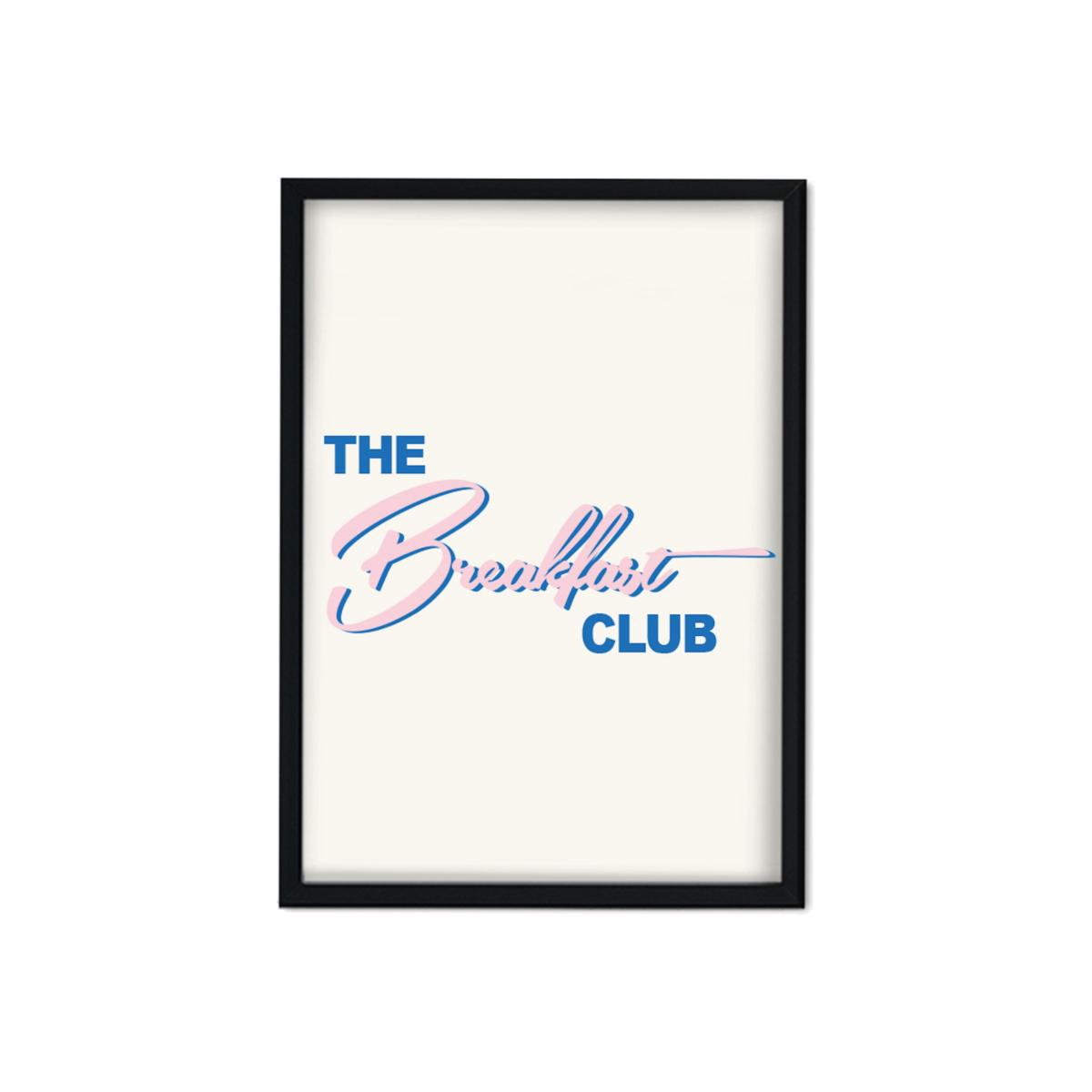 Pink / Purple The Breakfast Club Retro Giclée Art Print A2 420 X 594Mm Fanclub – image 1