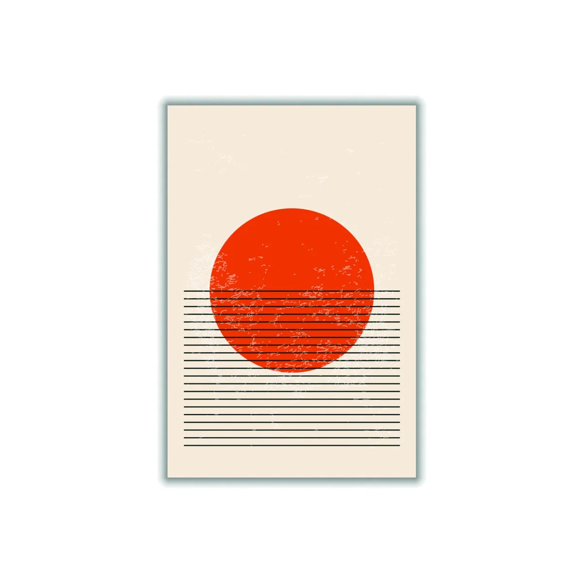 Red Minimal Colour Set #1 A1 594 X 841Mm Stanley Print House – image 1