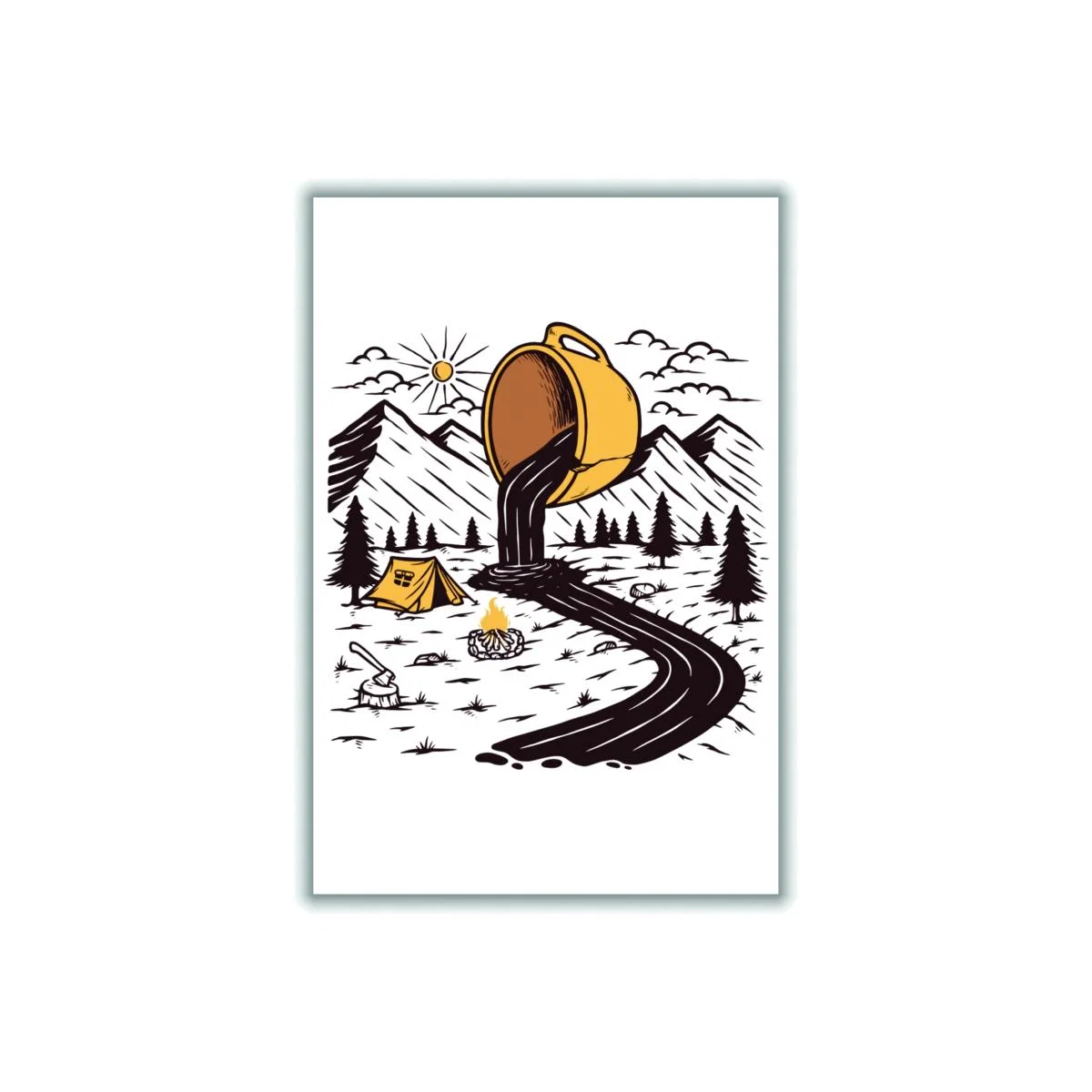 Brown Coffee Is Life Large Stanley Print House – image 1