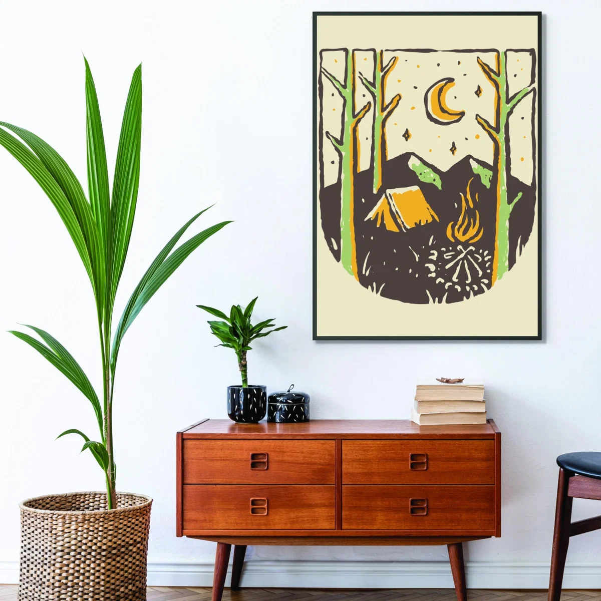 Brown Camp Vibes Only A3 297 X 420Mm Stanley Print House – image 3