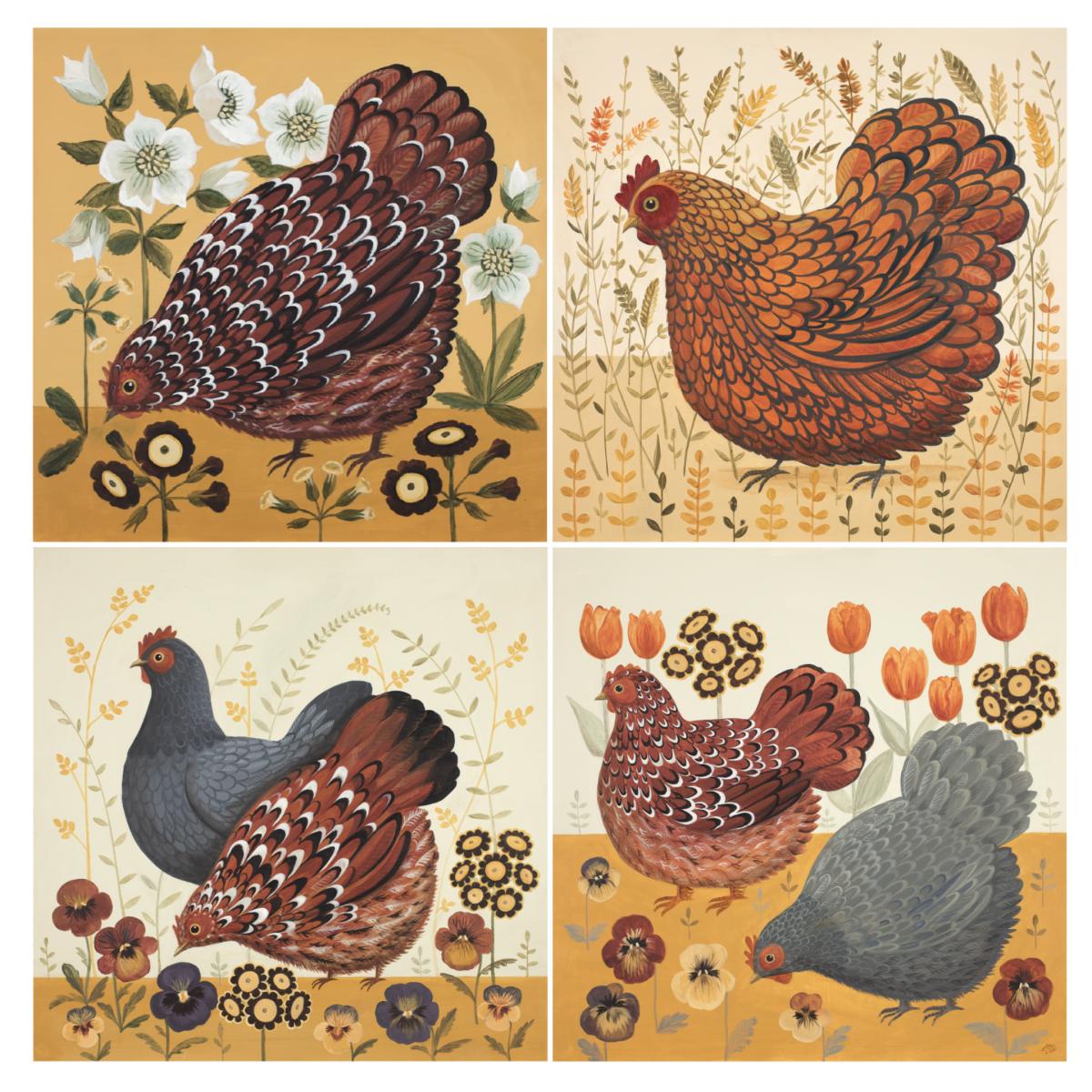 Arthur's Hens Print Bundle Dog & Dome – image 2