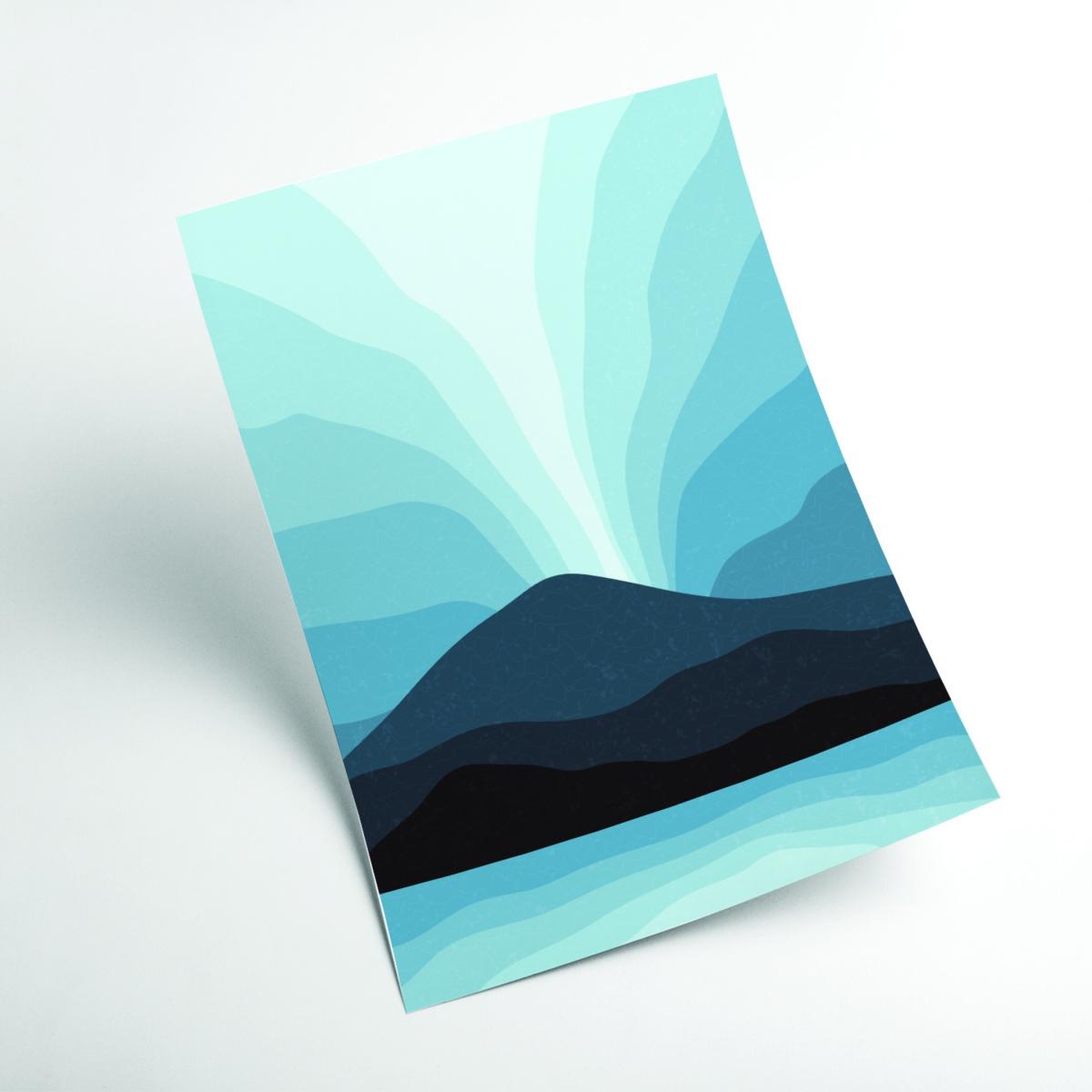 Blue Mountain Vibes #3 Medium Stanley Print House – image 2