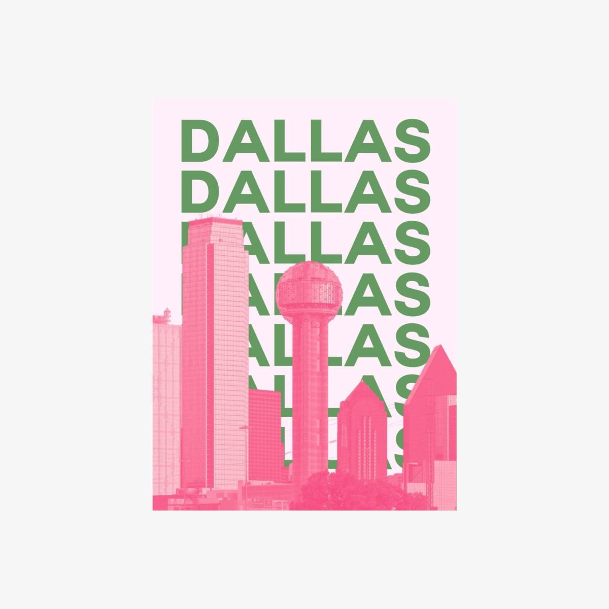 Dallas Wall Poster | A3 | 297 X 420Mm | Artchi – image 1
