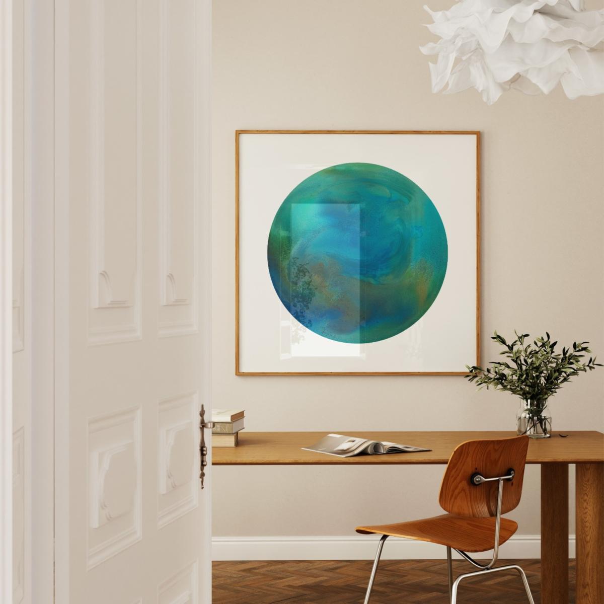 Blue Deluge - Fine Art Print | Medium | Art by Affie – image 2