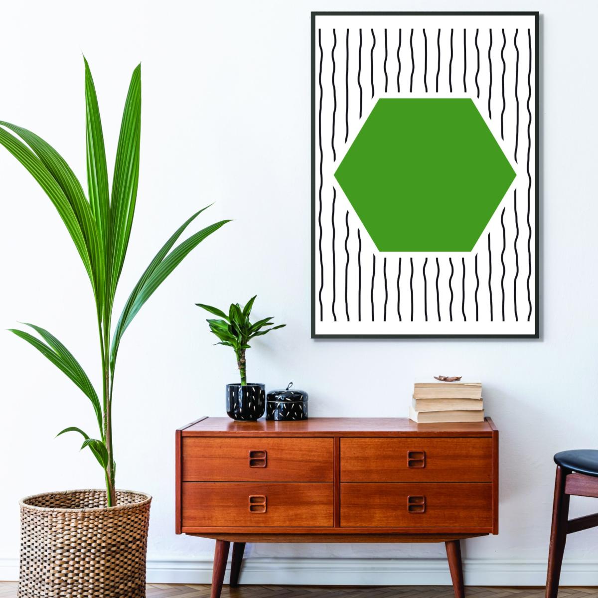 Green Minimal Primary 4 A2 420 X 594Mm Stanley Print House – image 3
