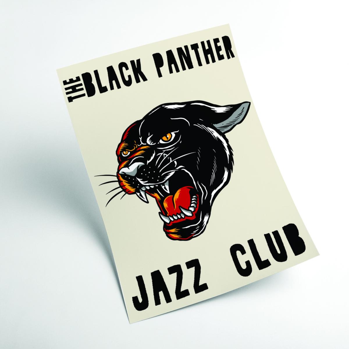 Black Panther Jazz Club Ii A1 594 X 841Mm Stanley Print House – image 2