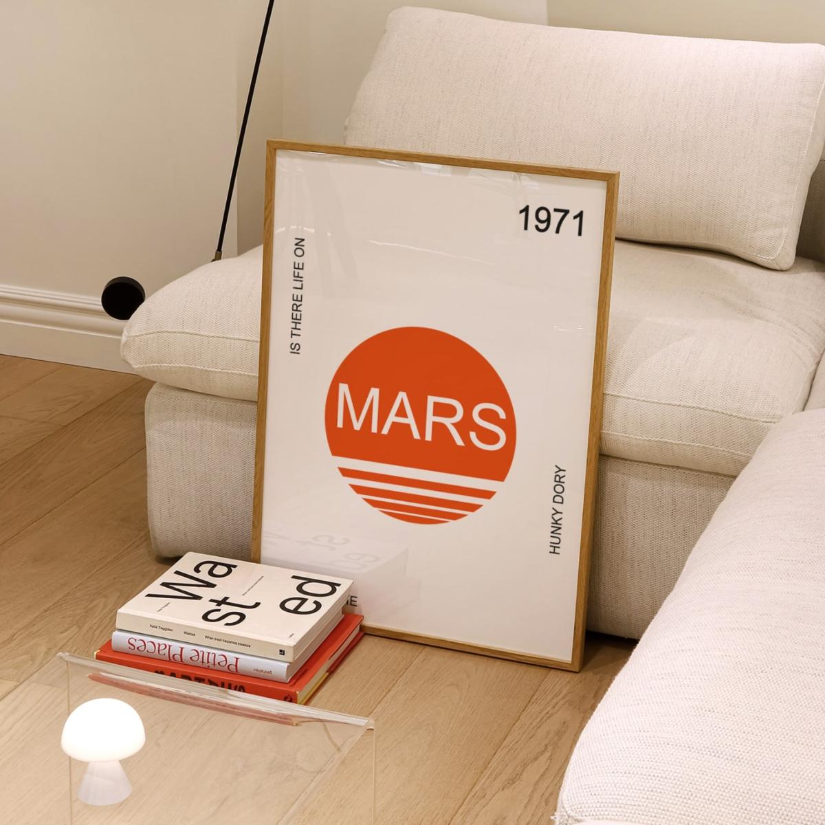 Red Life On Mars David Bowie Retro Giclée Art Print A2 420 X 594Mm Fanclub – image 2