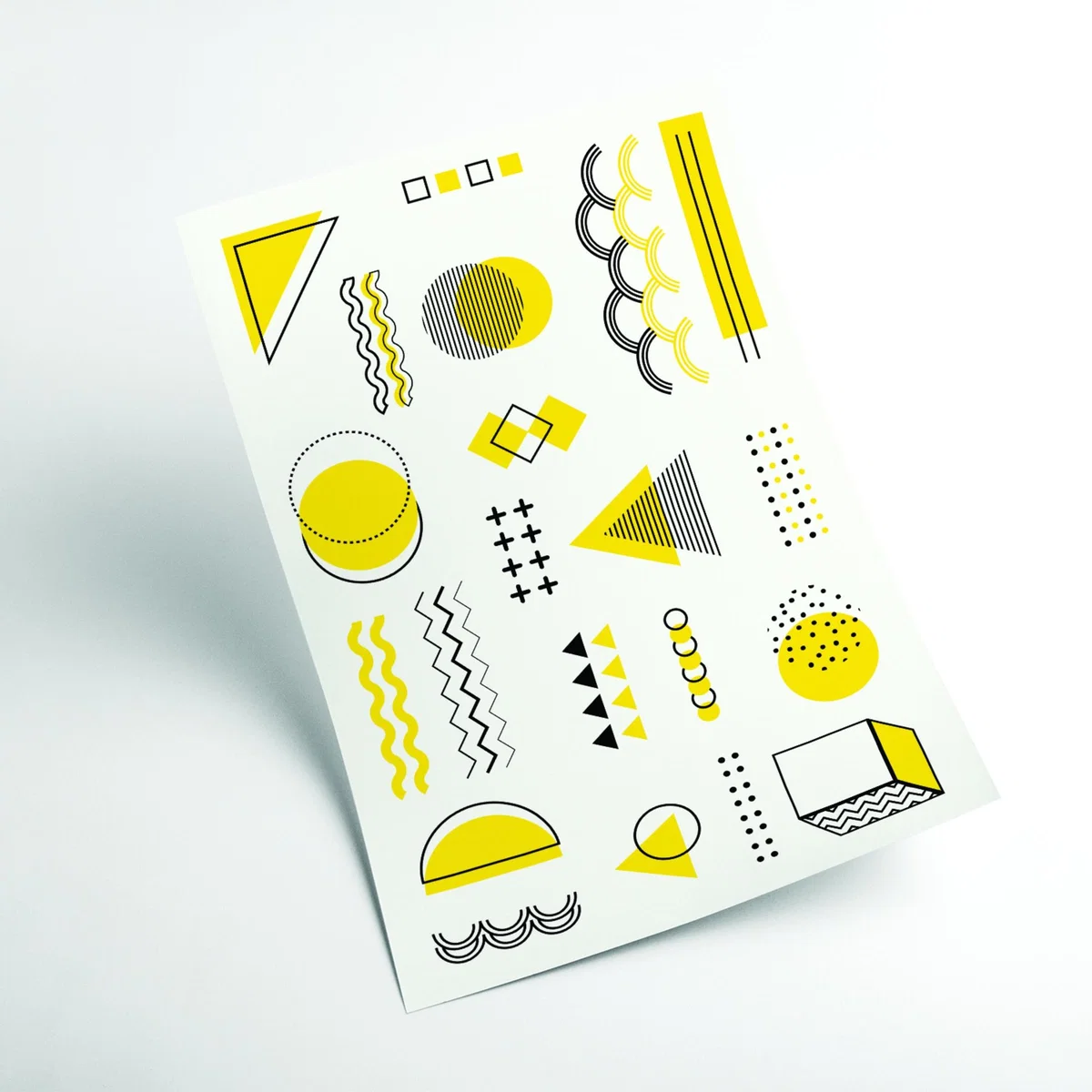 Yellow / Orange Yellow Shapes Large Stanley Print House – image 2