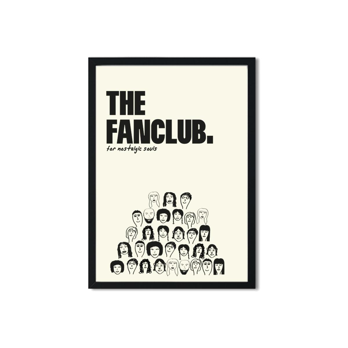 Neutrals The Fanclub Charity Retro Giclée Art Print A3 297 X 420Mm – image 1