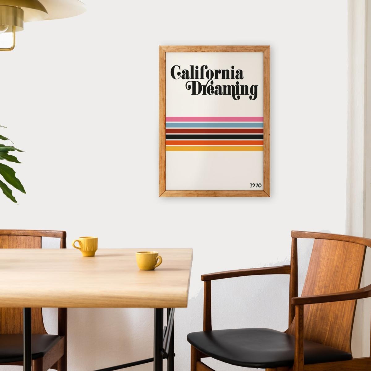 California Dreaming The Mamas & Papas Inspired Retro Giclée Art Print A2 420 X 594Mm Fanclub – image 3