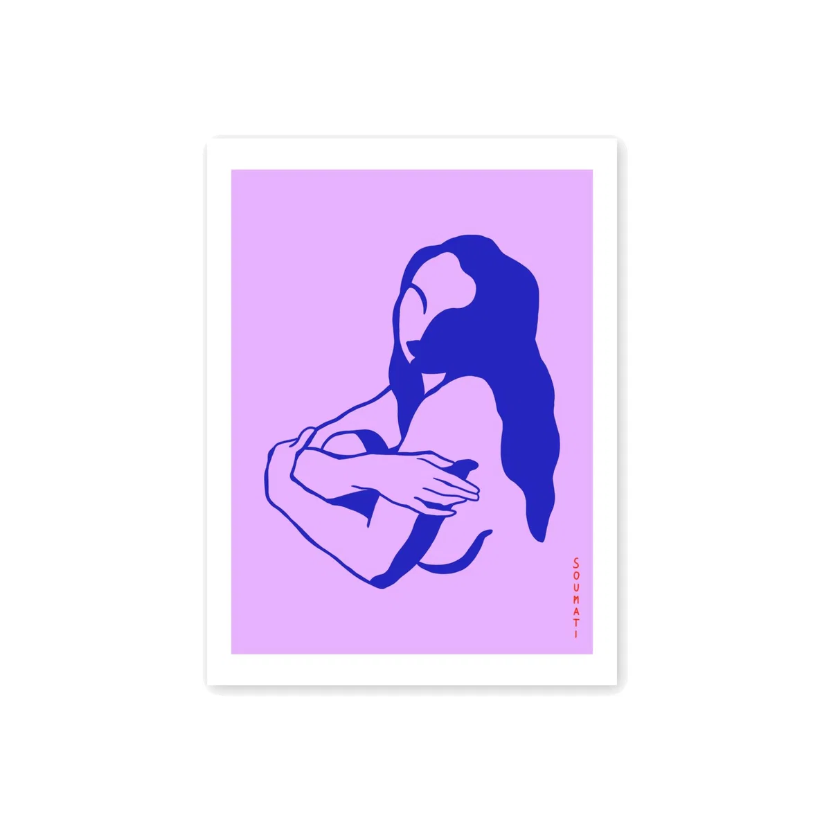 Rêverie Lilac Art Print 45X60Cm Soumati Studio