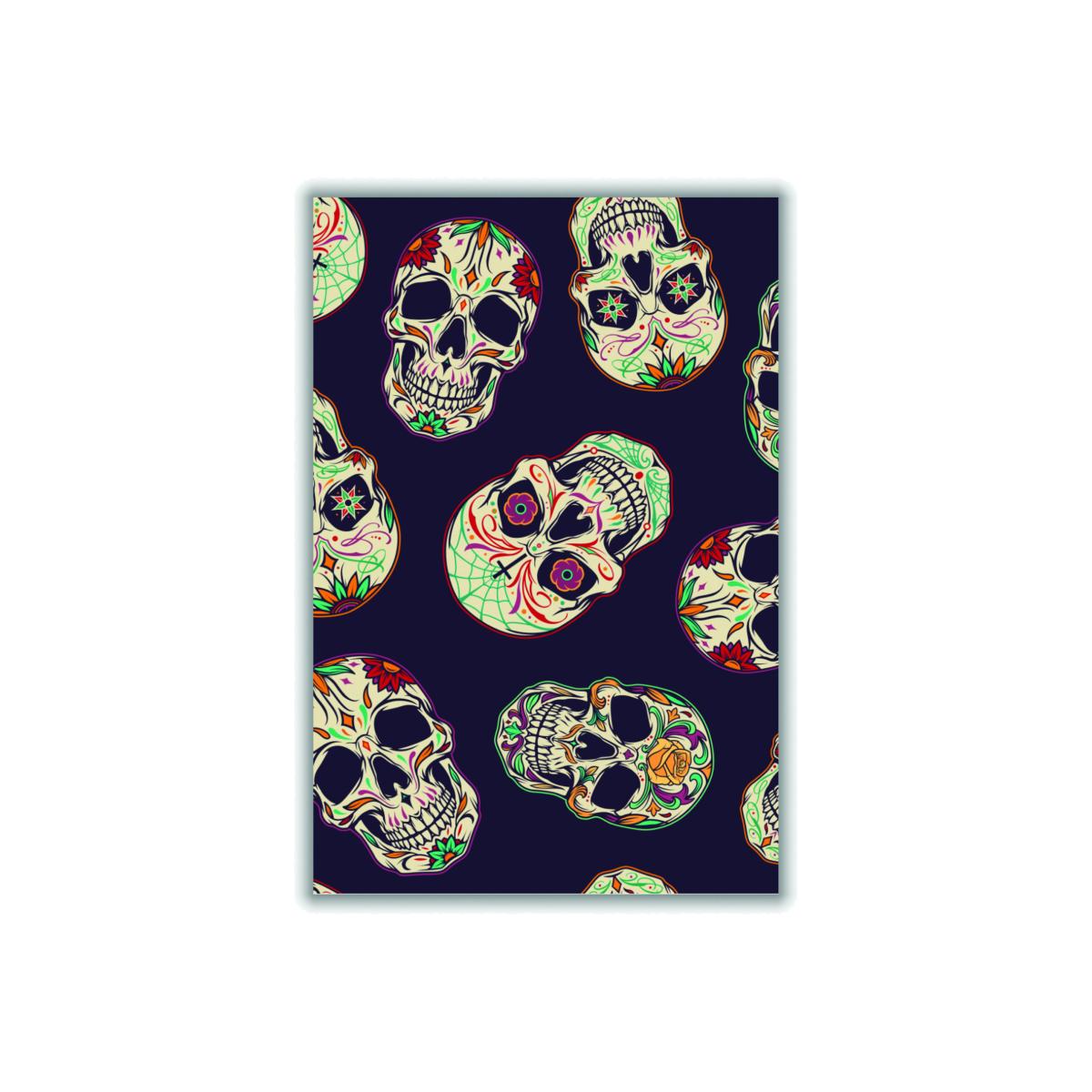 Brown Day Of The Dead Skulls A2 420 X 594Mm Stanley Print House – image 1