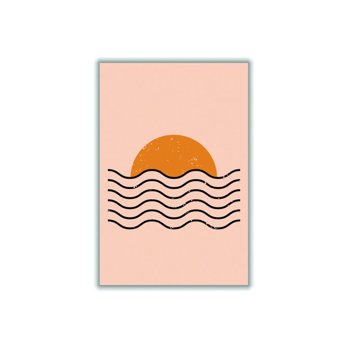 Yellow / Orange Boho Sunset Medium Stanley Print House – image 1