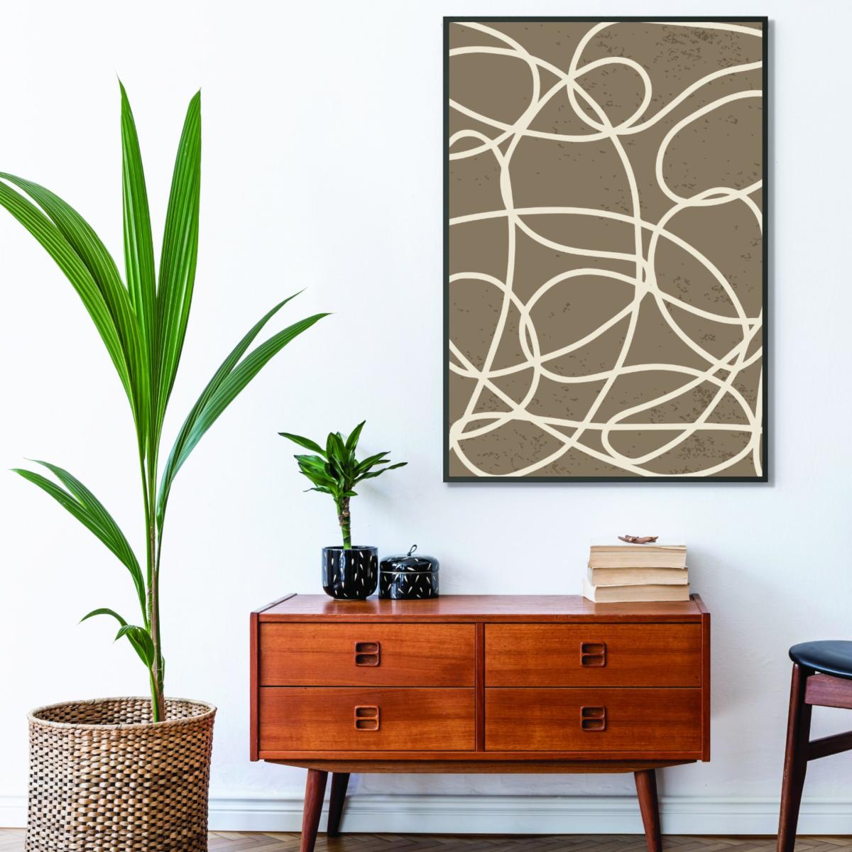 Brown Lines Lines Lines #2 A1 594 X 841Mm Stanley Print House – image 3