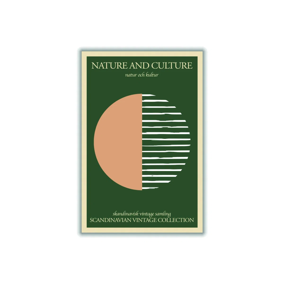 Rose Gold Nature And Culture Scandinavian Collection A1 594 X 841Mm Stanley Print House – image 1