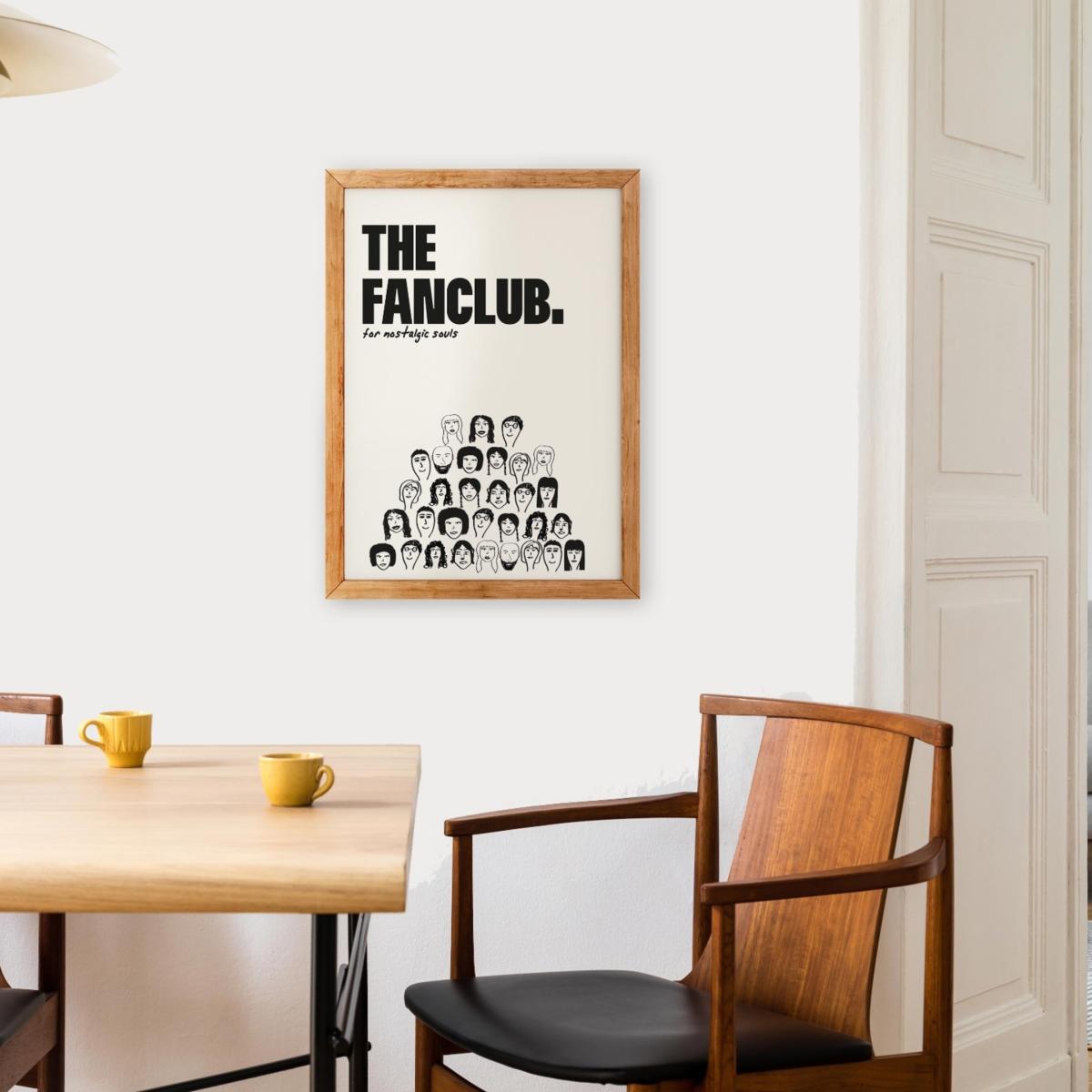Neutrals The Fanclub Charity Retro Giclée Art Print A2 420 X 594Mm – image 2