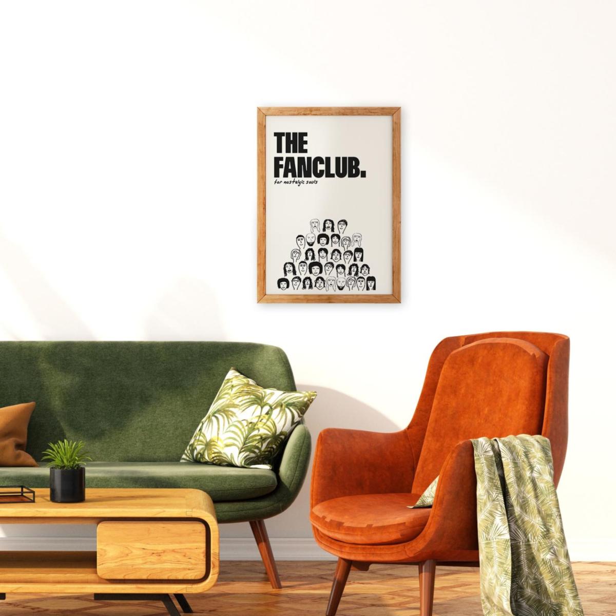 Neutrals The Fanclub Charity Retro Giclée Art Print A2 420 X 594Mm – image 4