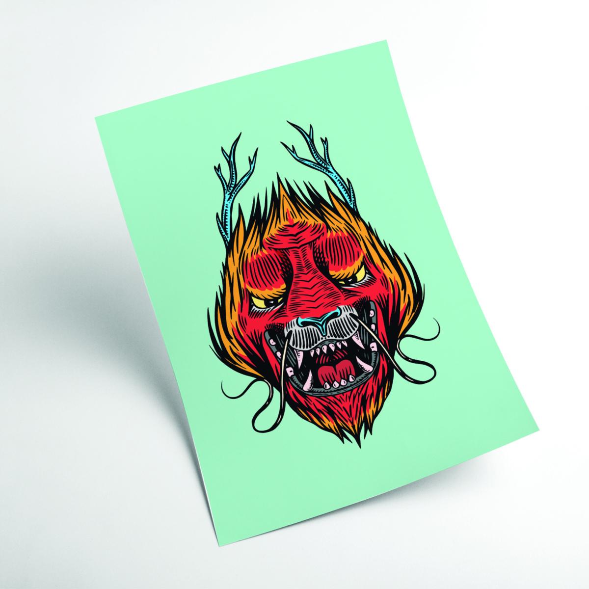 Chinese Dragon Extra Small Stanley Print House – image 2