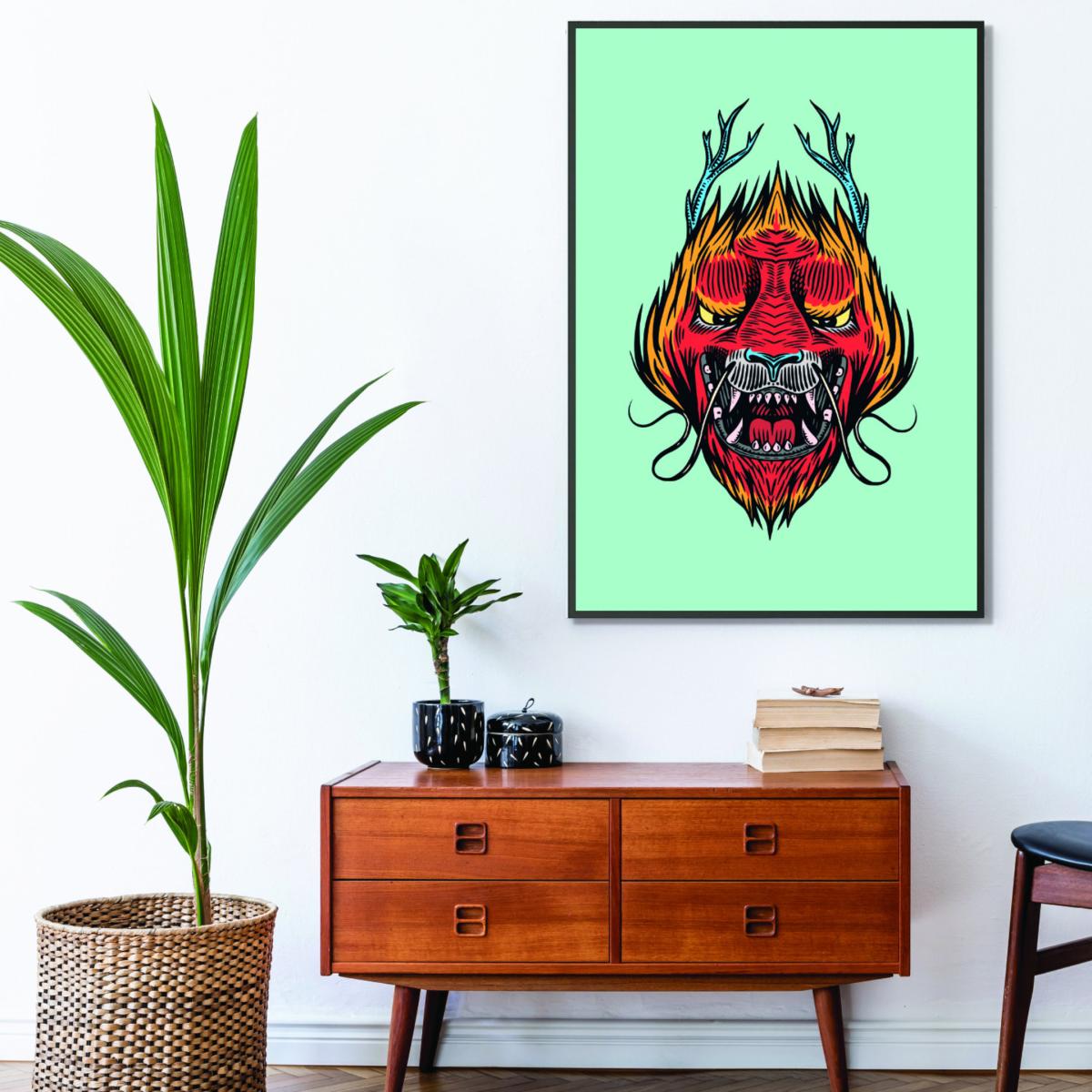 Chinese Dragon Extra Small Stanley Print House – image 3