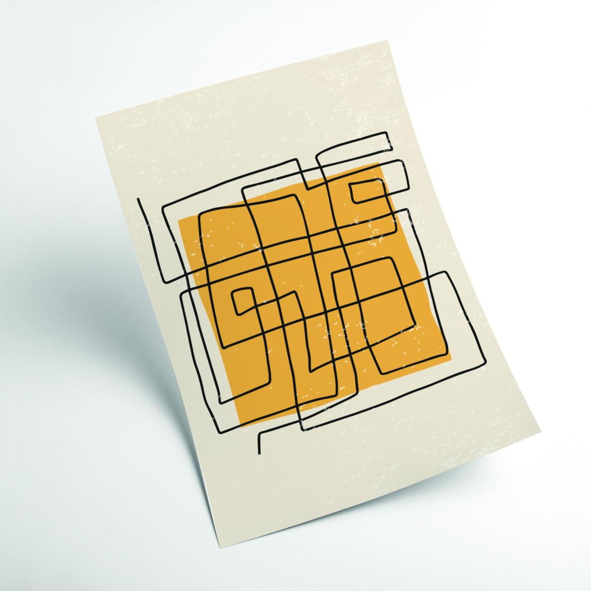 Yellow / Orange Abstract Color Set #2 Xxs Stanley Print House – image 2