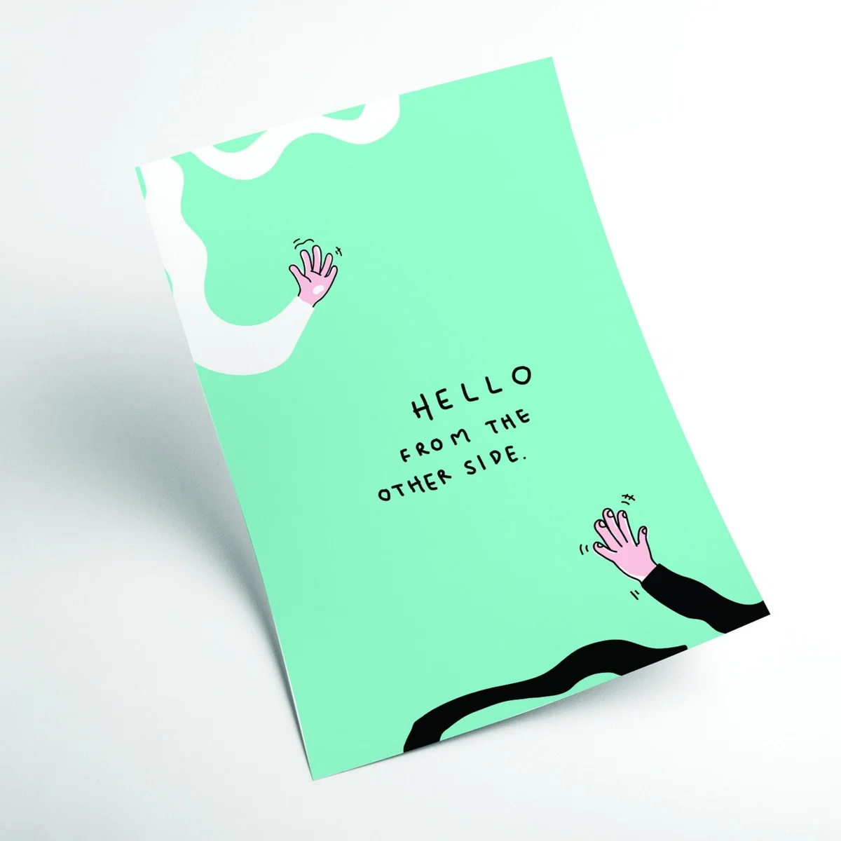 Blue Hello From The Other Side A2 420 X 594Mm Stanley Print House – image 2