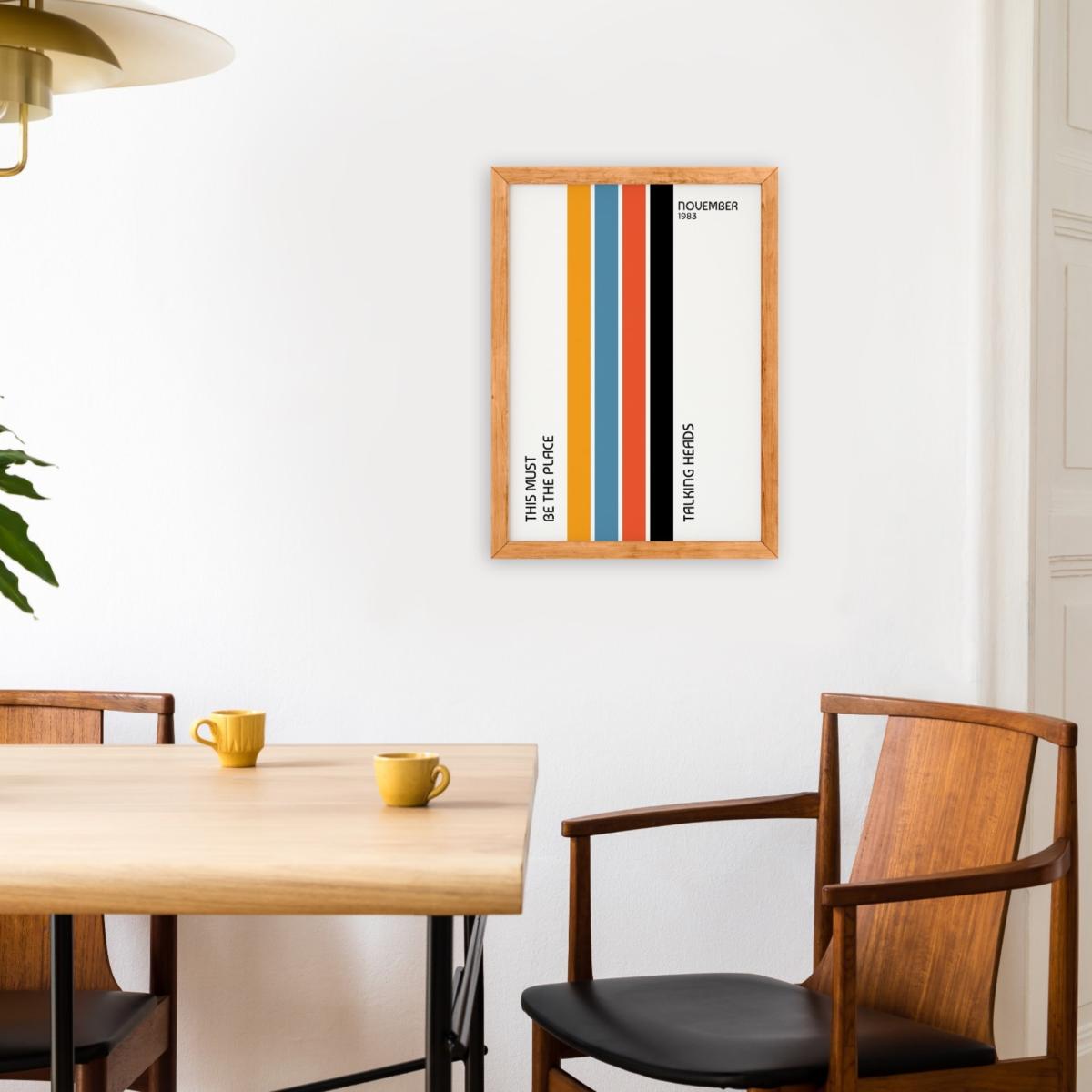 This Must Be The Place Talking Heads Inspired Retro Giclée Art Print A3 297 X 420Mm Fanclub – image 2