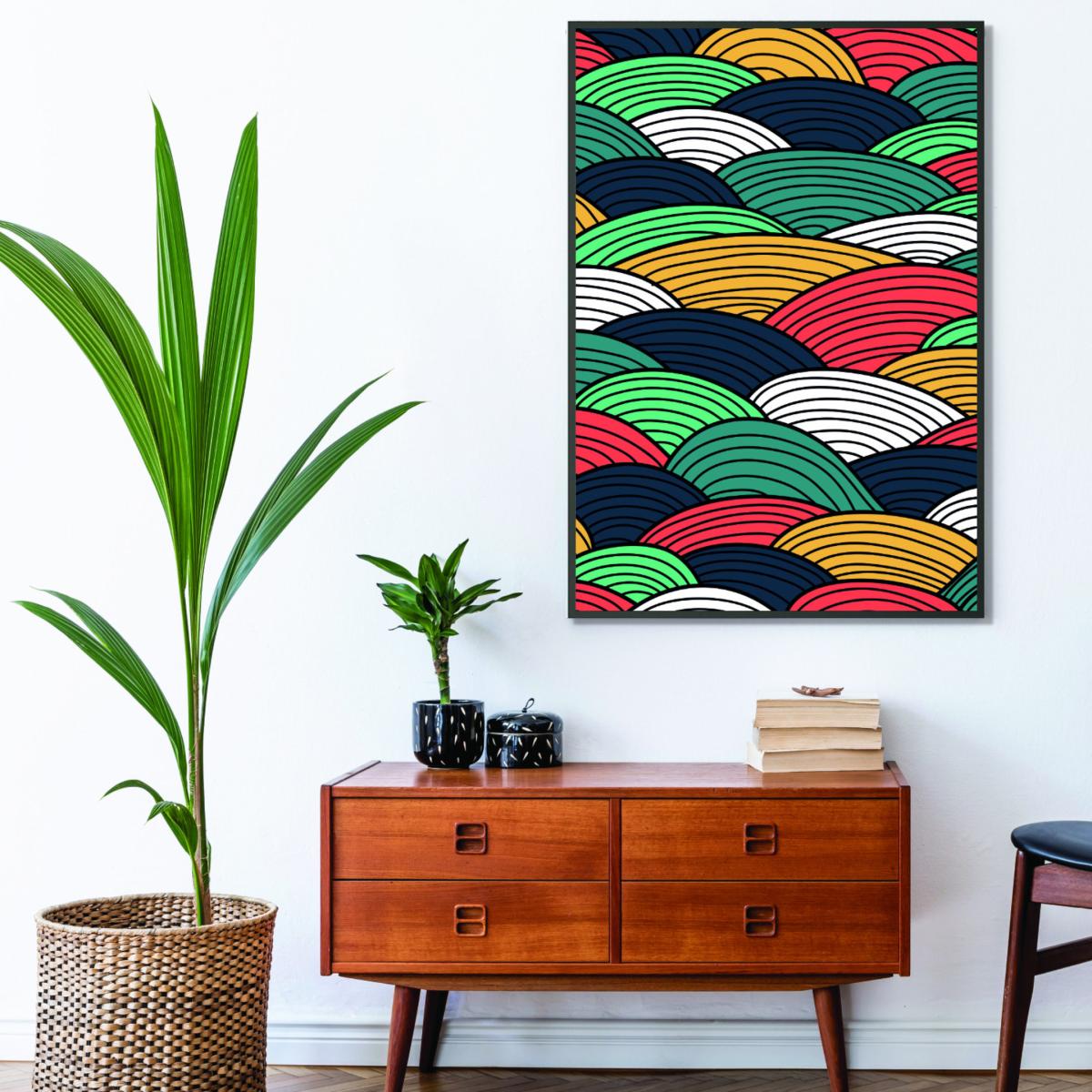 Rainbow Explosion A3 297 X 420Mm Stanley Print House – image 3
