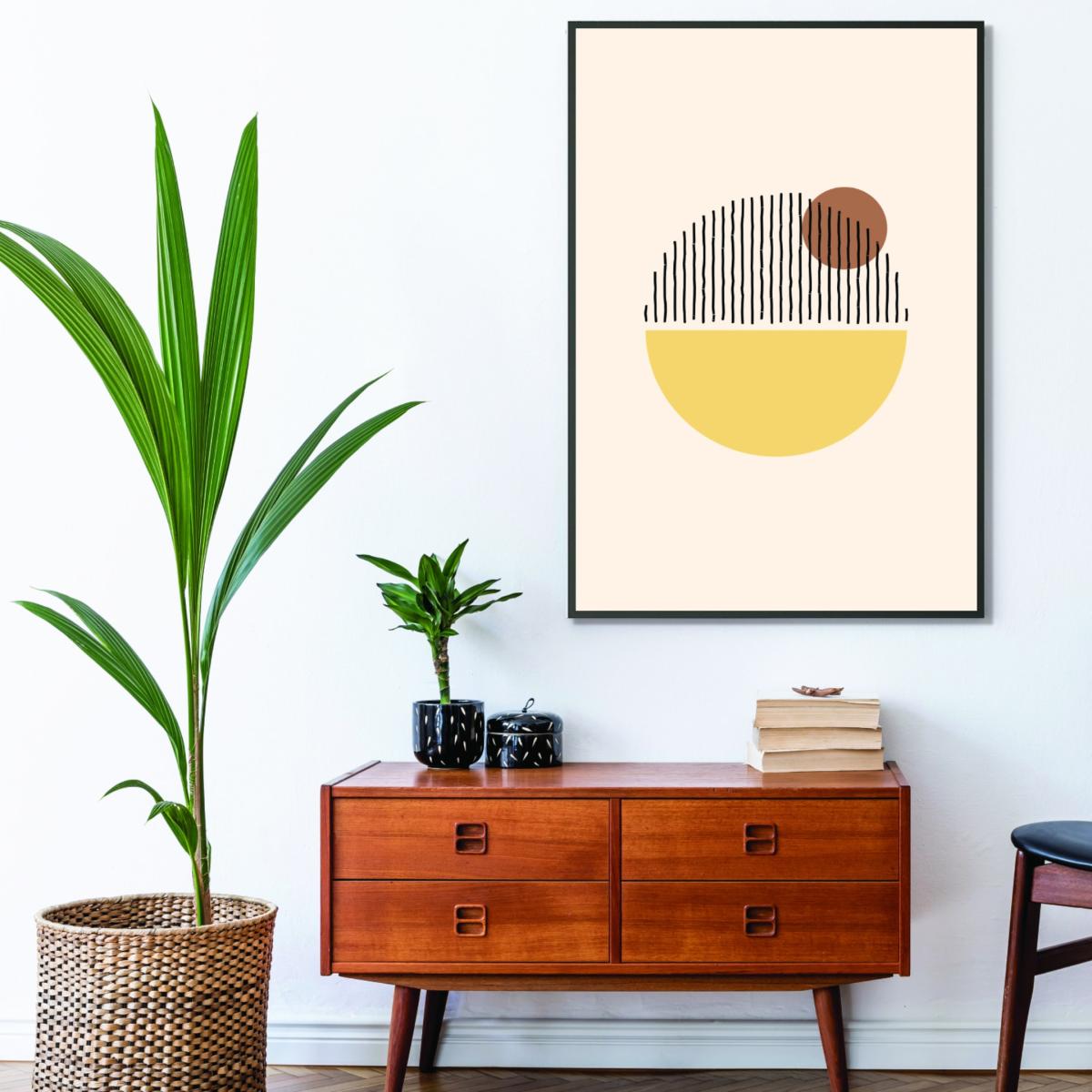 Yellow / Orange Geometric Abstract Shapes I Xxs Stanley Print House – image 3