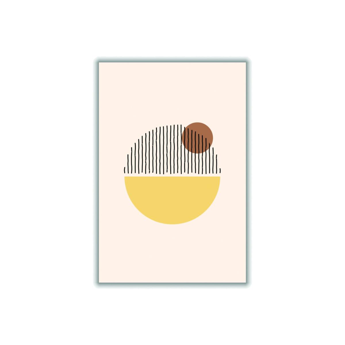 Yellow / Orange Geometric Abstract Shapes I Xxs Stanley Print House – image 1