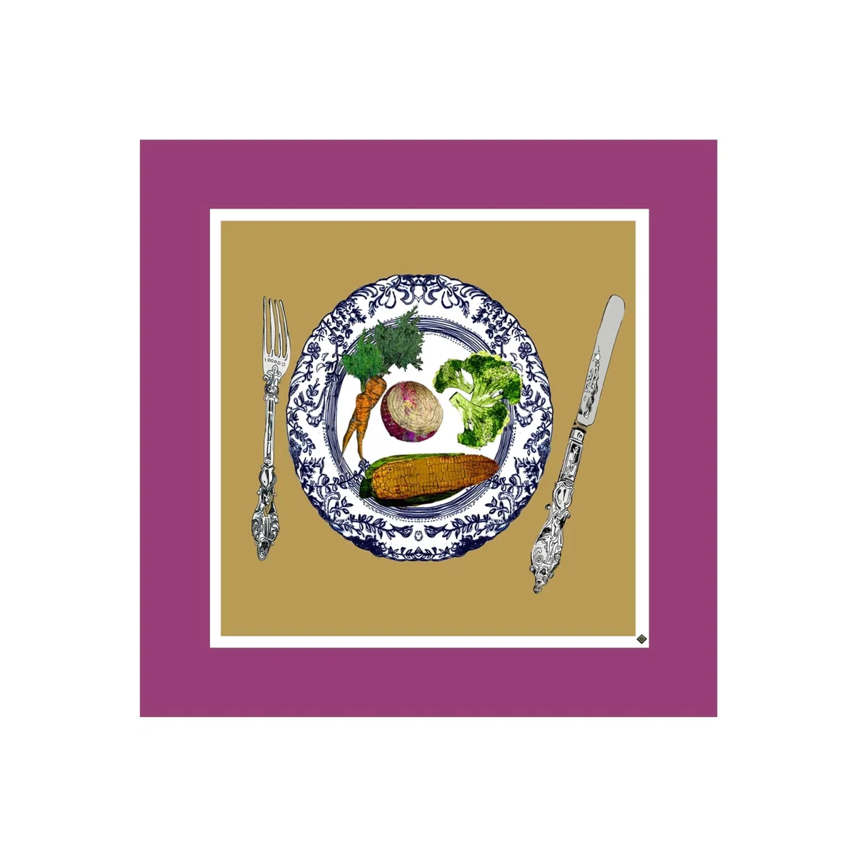 Vegetable Plate Limited Edition Print Jessica Russell Flint – image 1